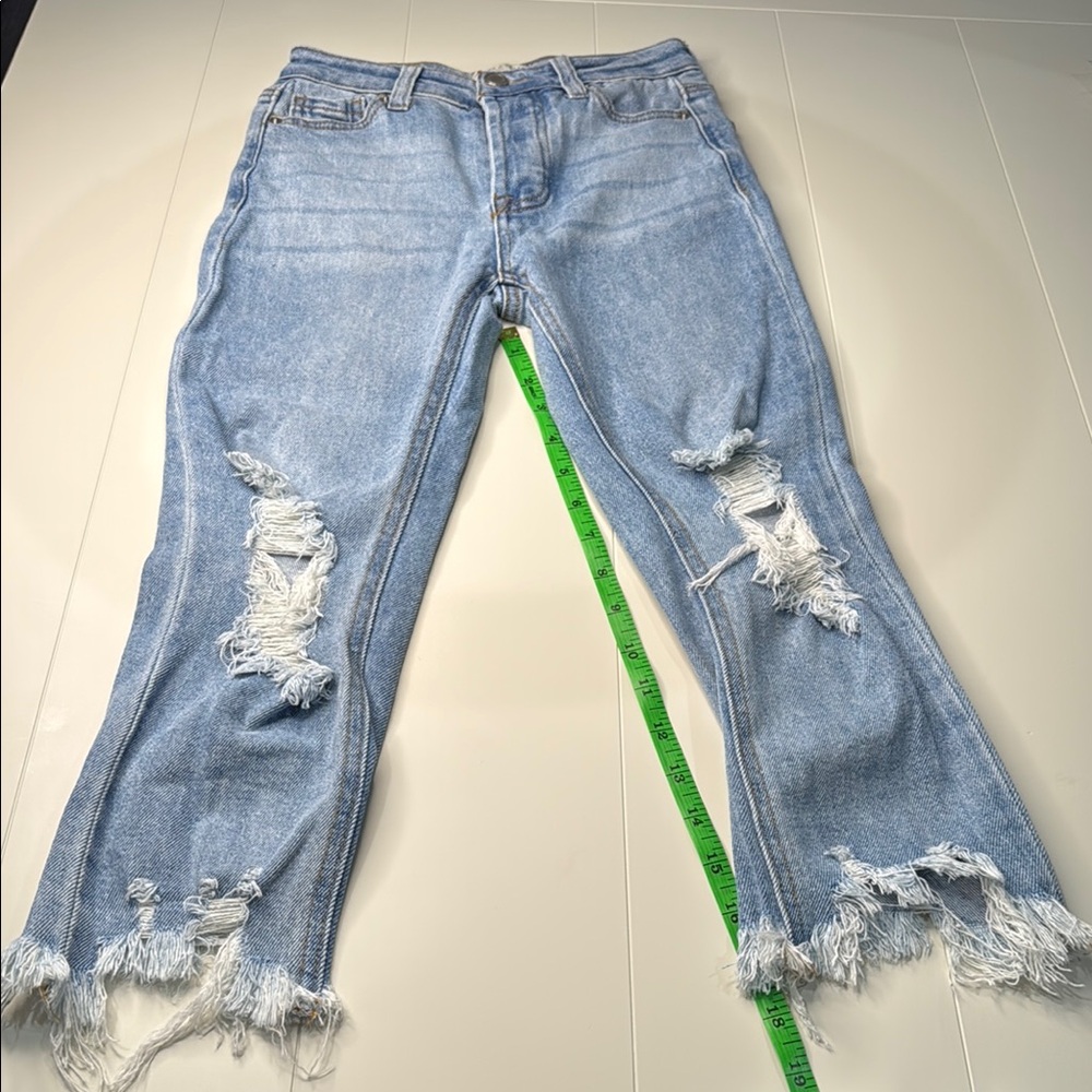 Chelsea & Violet Light Blue Distressed Kids Jeans